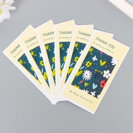 Stick Paper Gratitude "Night Polyanka" set 50 pcs 10x5 cm-2