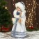 Snow Maiden "In a fur coat with patterns" moves, 19x40 cm