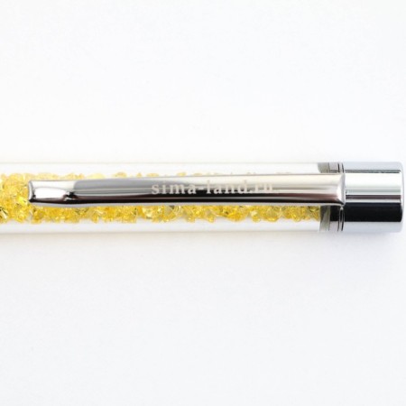 Pen with a shaker “dear teacher”, blue paste, metal, 1 mm-6