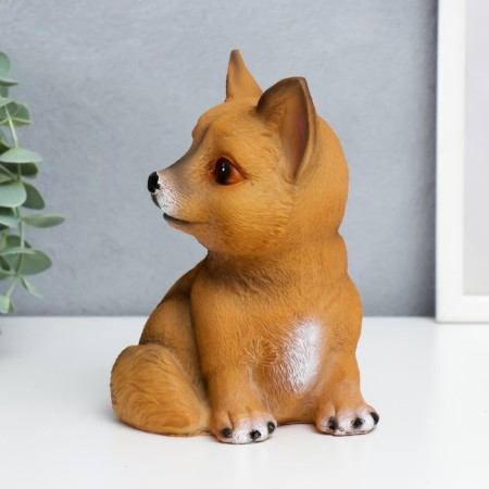 Souvenir Polystone Light "Red Lisenok" from the solar battery 17x13.5 cm-4