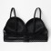 Women's bra, black/white peas, size 75b