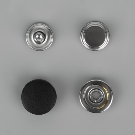 Installation buttons, delta, d = 15 mm, 10 pcs, black color-2