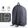 A backpack on the zipper is youth, external pocket, gray color