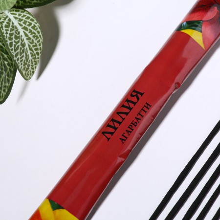 Incense "Agarbatti Lilia", 8 sticks in soft packaging-1
