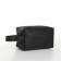 Cosmetic bag with lightning, black color