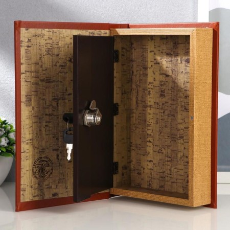 Safe wood book "Family relic" to the leatherette 26x17x5 cm-4