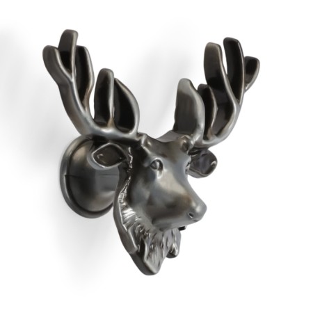 Cappio Pro Pro Pro “Deer” handle 66 x 55 mm, the color is old. silver-2