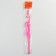 Domesticon-pink with a soft ball and feathers, pink