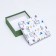 Square “Flowers” ​​gift box, 13.5 x 13.5 x 5 cm
