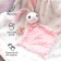 A blanket with a toy Kroshka I "Bunny" 75*90cm, col. pink