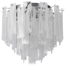 Ceiling chandelier Glowice 7XE14 40W, size 40x40x36 cm, color chromium