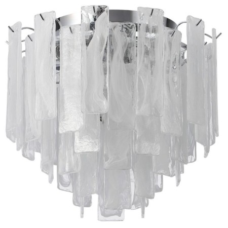 Ceiling chandelier Glowice 7XE14 40W, size 40x40x36 cm, color chromium