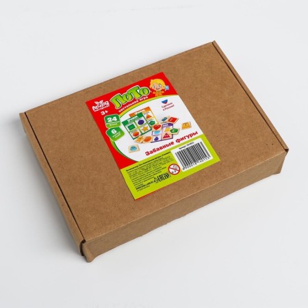 Board game. Lotto "Geometric figures", 24 elements-3