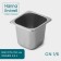 Gastrootiness 1/6 of stainless steel, 150 mm, 17.5 × 16.5 × 14.5cm