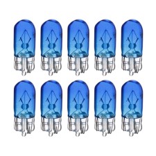 Галогенная лампа Cartage BLUE T10 W5W, 12 В, 5 Вт, набор 10 шт