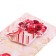 An envelope for money with a decorative element "Happy Anniversary!" embossing, roses, 16.5x8.5 cm