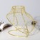 Bust for Metal jewelry 14 × 15 × 15 cm, h = 15 cm, color gold