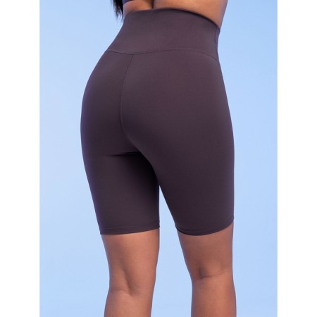 Sports women's shorts, size S, purple color-1