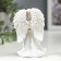 Souvenir Polystone "Angel -girl in a pink wreath - Hope" MIX 5x7.5x4 cm