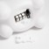 Night Alpaka LED 3HLR44 White-black 6x6x10 cm Risalux