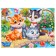 Puzzle "Funny cats No. 16", 12 elements