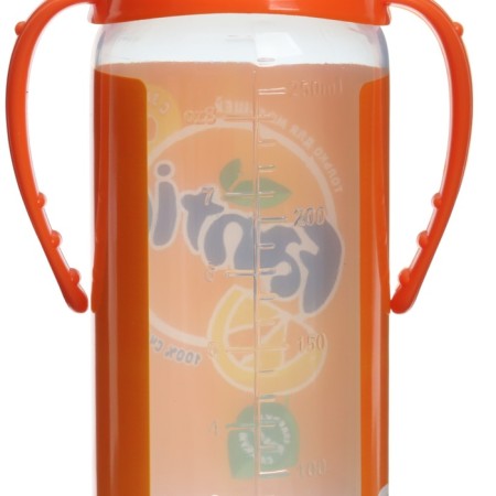 Fantic feeding bottle, classic throat, 0 months, 250 ml., Cylinder, with handles-6