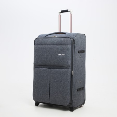 Big suitcase 28 ", lightning department, code castle, 3 wheels, 2 outer pockets, color gray color