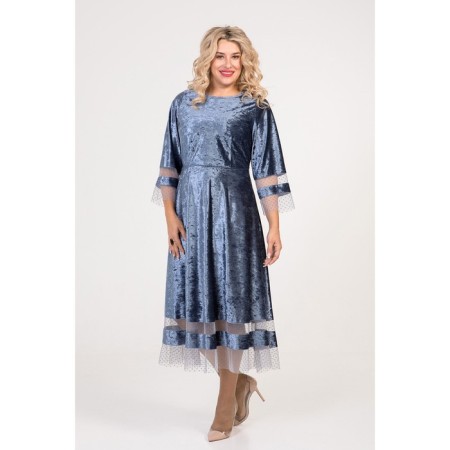 Women's dress, size 66, gray color-2
