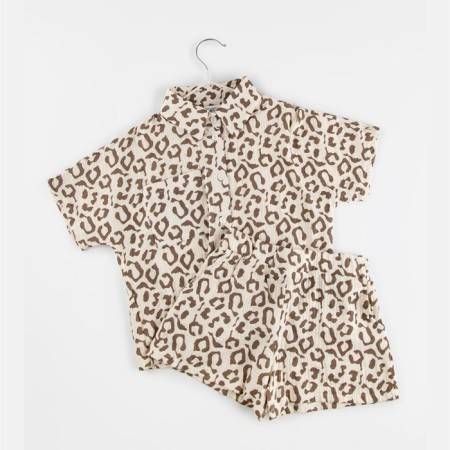 Muslim children's costume Amarobaby Easy, height 110 cm, print leopard-23