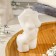 Figure candle "Women's silhouette", 10 cm, white