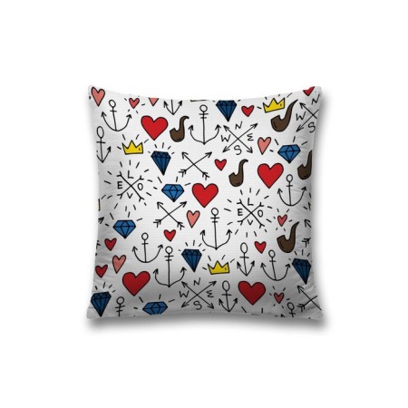 Pillowess decorative "sea love", on lightning, size 45x45 cm