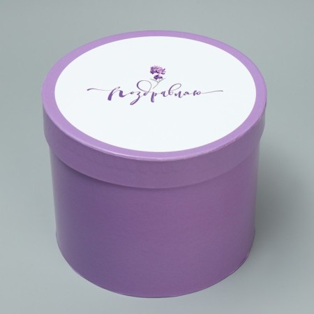 Set of hats 5 in 1, gift packaging, Lavender, 13 x 14 - 19.5 x 22 cm-7