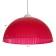 Bayerlux suspension Bayerlux "Wave" E27 15W red 40x40x18 (+60) cm