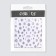 Nail stickers 10.2*8cm snowflakes CB-068 silver substrate QF