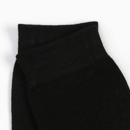 A set of men's socks (3 pairs), black color, size 27-29-2