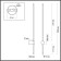 Wall lamp BRAM LED 12W 3000k 820lm
