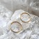 Piercing in the nose "Ring", d = 8 mm, set 2 pcs., Color gold