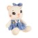 Soft toy "Kitty with a bow", color mix