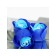 Soap roses, turquoise-blue, set 24 pcs.