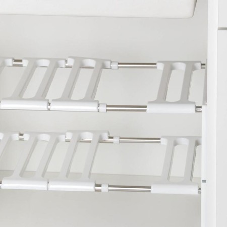 Shelf under the sink sliding, 26 × 50 (70) × 38 cm, white color-8