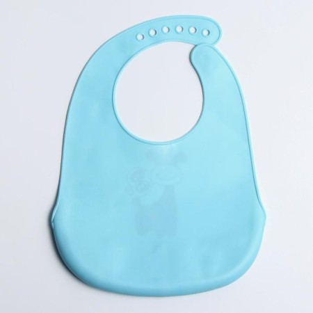 Blory for feeding "Giraffe" silicone with pockets, blue color-4
