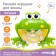 The bath toy "Frog", bubbles, on suction cup