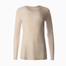 Women's longing KAFTAN: BASIC Line col. Bezh, size 44-46