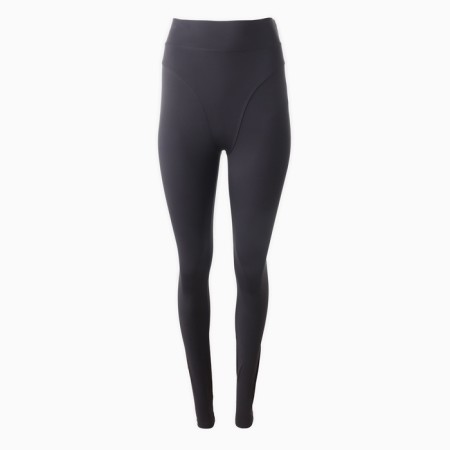 Women's legins with an insert of Minaku, black color, rr 46-5