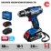 Drill-shuruvret bison DL-201-22, 20 V, 2x2 Ah, 1350 rpm, case