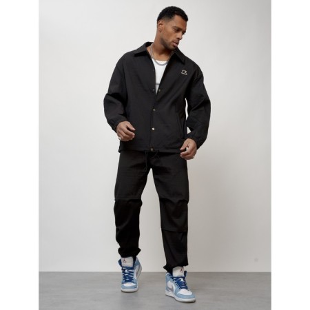 Sports suit men's, size 56, black color-8
