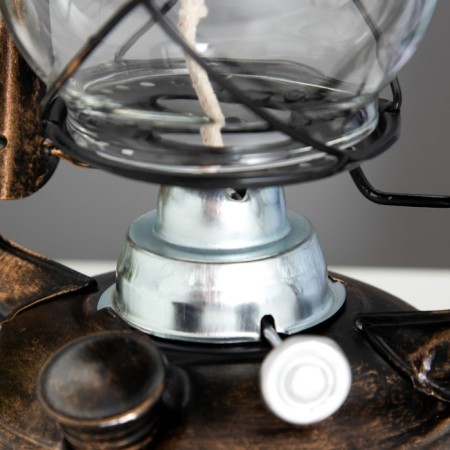 Kerosene lamp decorative 14x14x30 cm risalux-2