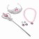 Carnival set "Beautiful Princess": cloak, crown, pendant, earrings, wand
