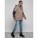 Male Winter jacket, size 56, brown color