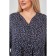 Women's tunic, size 70, dark blue color